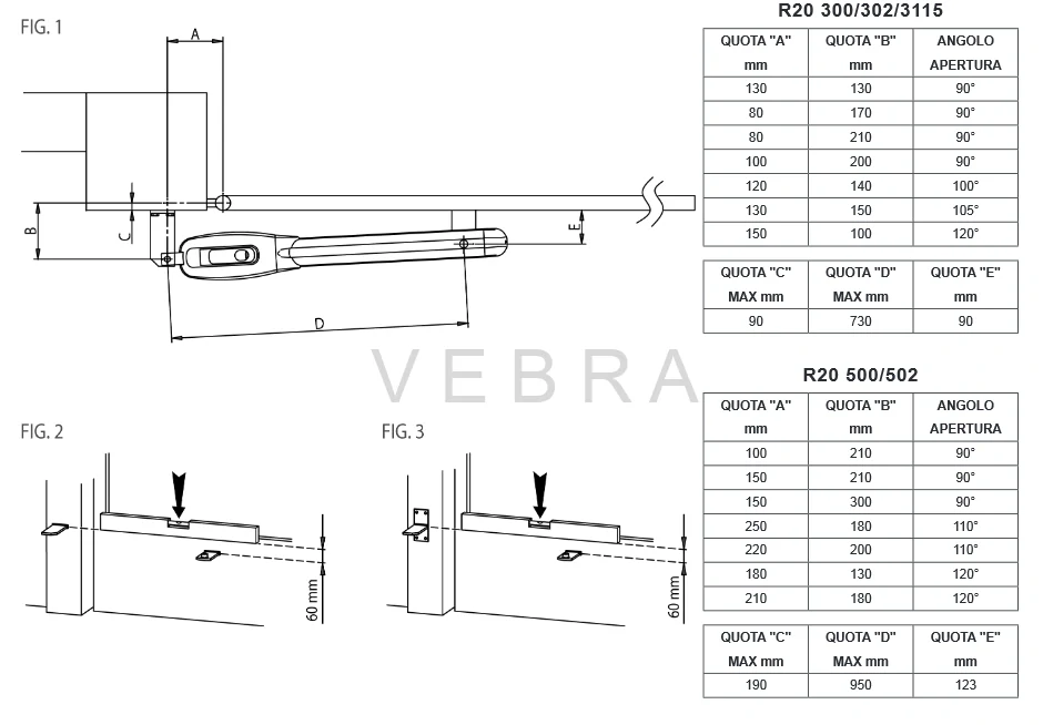 Roger - pohon pro jednokřídlové brány do 5m