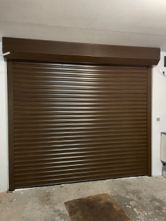 Rolovací garážová vrata PA52 - 8014_Hnědá, š 2500 x v 2150 mm