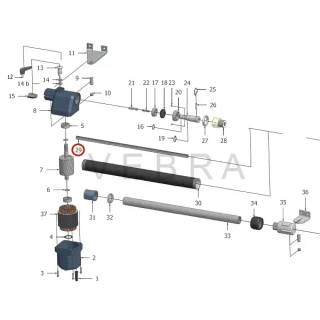 Šroubovice průmer 16mm P5 pro EP Wing 4000