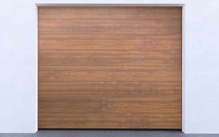 Sekční garážová vrata - Zlatý dub
